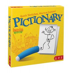 Mattel Games Pictionary India for Boys age 96M+ (Multicolor)