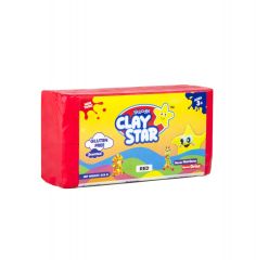 Skoodle Clay Star Red Colour Clay Bar For Kids 454 gms