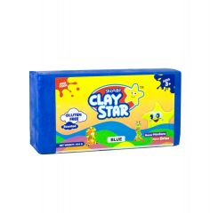 Skoodle Clay Star Blue Colour Clay Bar For Kids 454 gms 